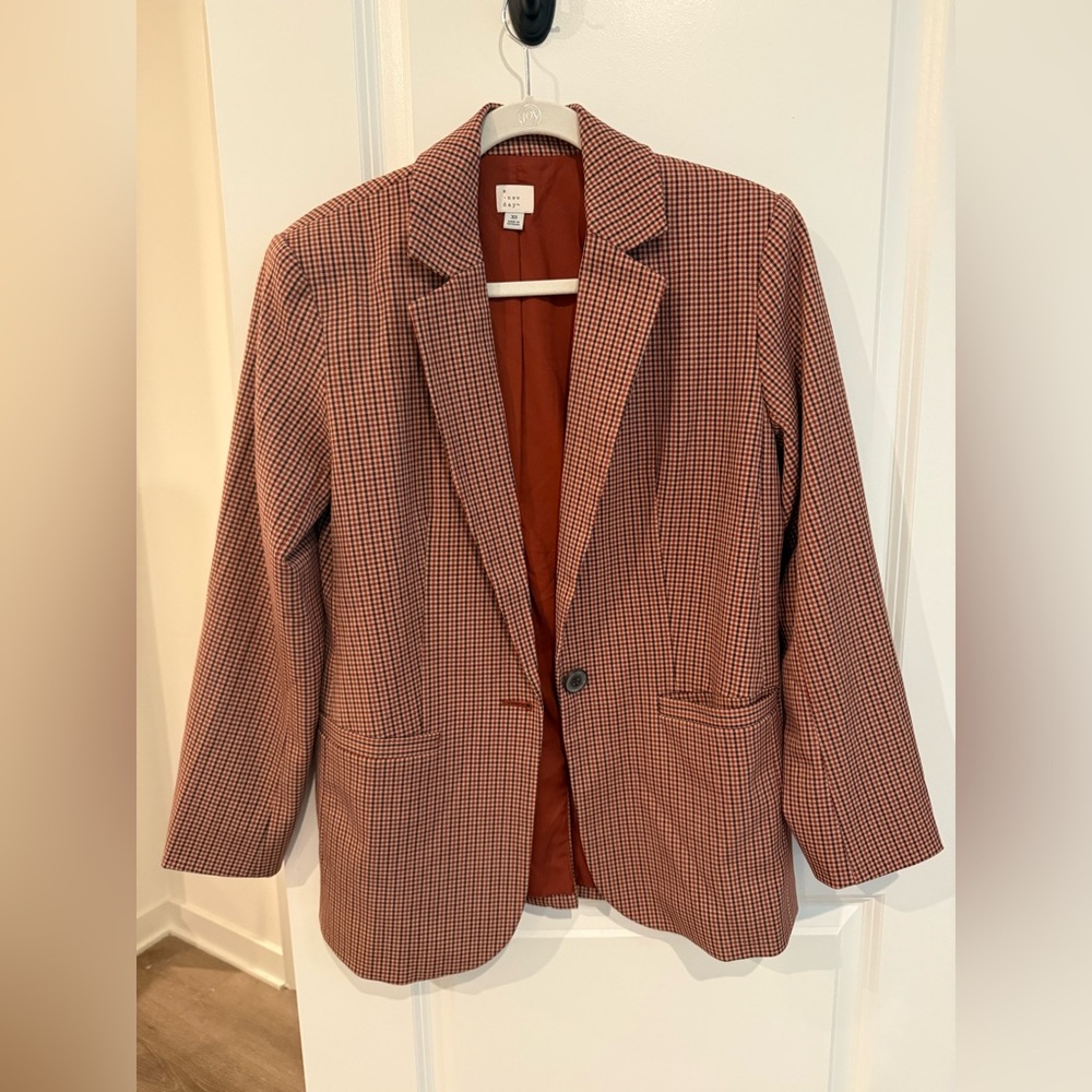 Plaid Blazer